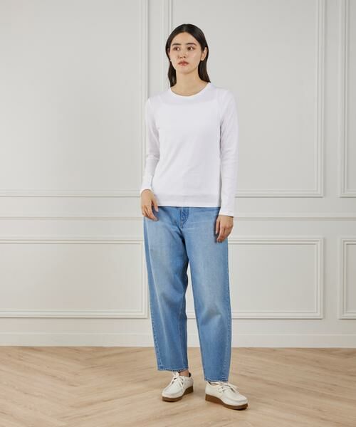 I.T.'S. international / イッツインターナショナル Tシャツ | 長袖クルーネックプルオーバー《スビン綿MIXフライス》 | 詳細12