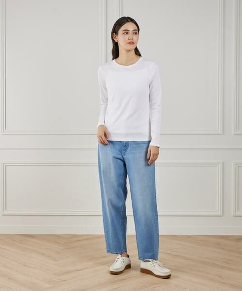 I.T.'S. international / イッツインターナショナル Tシャツ | 長袖クルーネックプルオーバー《スビン綿MIXフライス》 | 詳細13