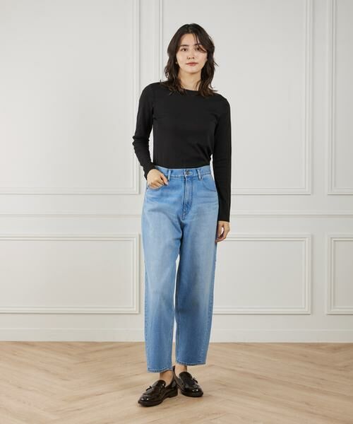 I.T.'S. international / イッツインターナショナル Tシャツ | 長袖クルーネックプルオーバー《スビン綿MIXフライス》 | 詳細2