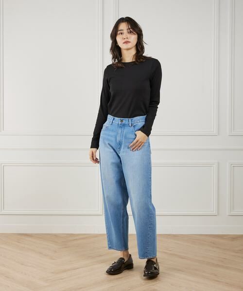 I.T.'S. international / イッツインターナショナル Tシャツ | 長袖クルーネックプルオーバー《スビン綿MIXフライス》 | 詳細3