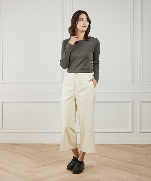 I.T.'S. international / イッツインターナショナル Tシャツ | 長袖クルーネックプルオーバー《スビン綿MIXフライス》 | 詳細7