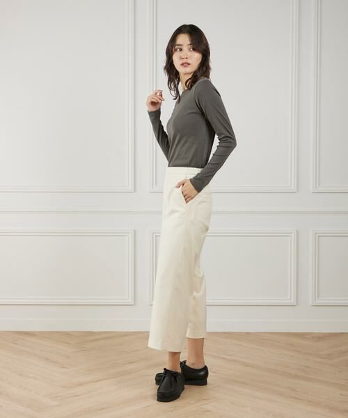 I.T.'S. international / イッツインターナショナル Tシャツ | 長袖クルーネックプルオーバー《スビン綿MIXフライス》 | 詳細8