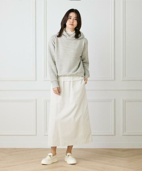 I.T.'S. international / イッツインターナショナル カットソー | チュールドッキングハイネックカットソー | 詳細7