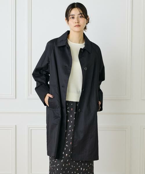 I.T.'S. international/イッツインターナショナル ステンカラーコート ブラック 00 I.T.'S. international/イッツインターナショナル ステンカラーコート ブラック 00