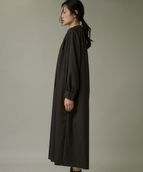 I.T.'S. international / イッツインターナショナル ミニ丈・ひざ丈ワンピース | ウール２WAYワンピース《アリエスウール Super120S'》 | 詳細13