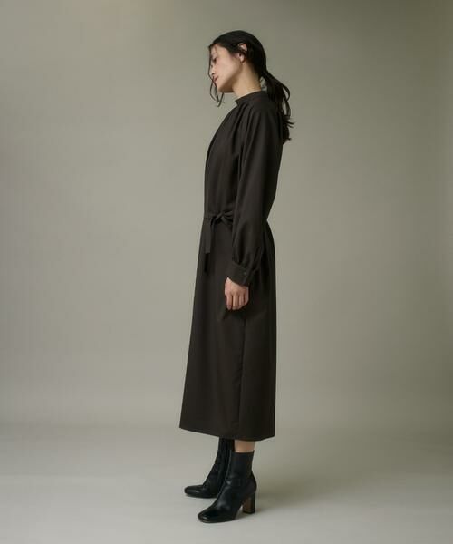 I.T.'S. international / イッツインターナショナル ミニ丈・ひざ丈ワンピース | ウール２WAYワンピース《アリエスウール Super120S'》 | 詳細3