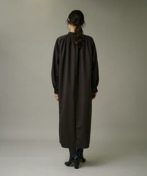 I.T.'S. international / イッツインターナショナル ミニ丈・ひざ丈ワンピース | ウール２WAYワンピース《アリエスウール Super120S'》 | 詳細6