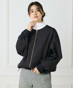 I.T.'S. international / イッツインターナショナル ブルゾン | メモリーツイルノーカラーブルゾン