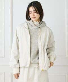 I.T.'S. international / イッツインターナショナル ブルゾン | メモリーツイルノーカラーブルゾン