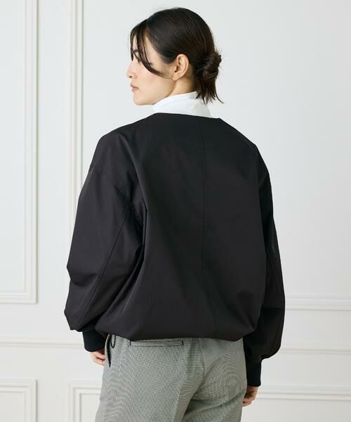 I.T.'S. international / イッツインターナショナル ブルゾン | メモリーツイルノーカラーブルゾン | 詳細10