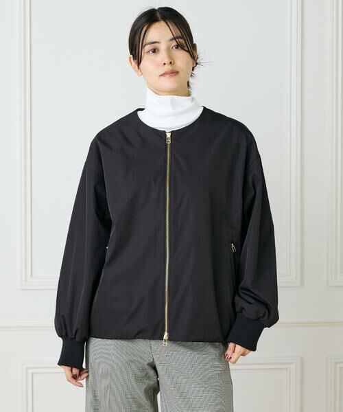 I.T.'S. international / イッツインターナショナル ブルゾン | メモリーツイルノーカラーブルゾン | 詳細11