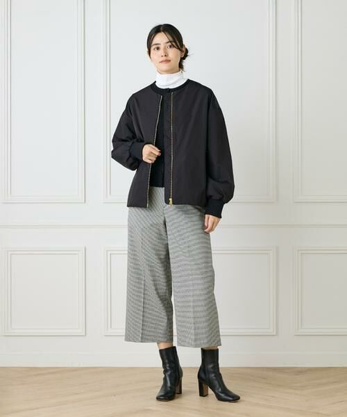 I.T.'S. international / イッツインターナショナル ブルゾン | メモリーツイルノーカラーブルゾン | 詳細2