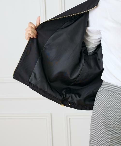 I.T.'S. international / イッツインターナショナル ブルゾン | メモリーツイルノーカラーブルゾン | 詳細5