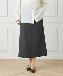 I.T.'S. international / イッツインターナショナル ミニ・ひざ丈スカート | イージースカート《ウーリッシュフラノライト》