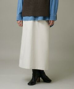 I.T.'S. international / イッツインターナショナル ミニ・ひざ丈スカート | イージースカート《ウーリッシュフラノライト》