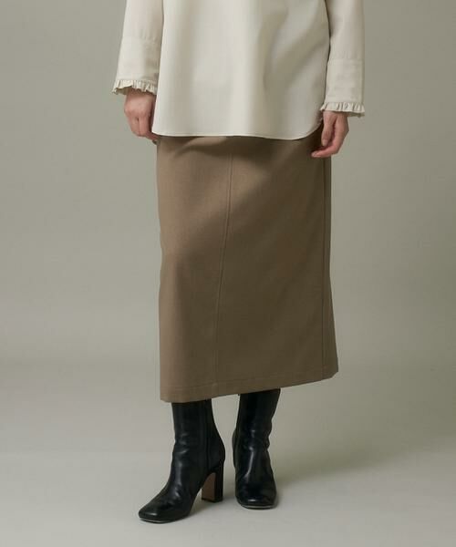 I.T.'S. international / イッツインターナショナル ミニ・ひざ丈スカート | イージースカート《ウーリッシュフラノライト》 | 詳細1