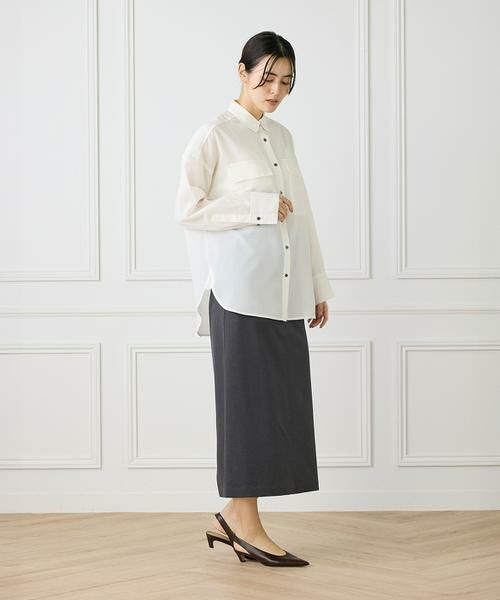 I.T.'S. international / イッツインターナショナル ミニ・ひざ丈スカート | イージースカート《ウーリッシュフラノライト》 | 詳細10