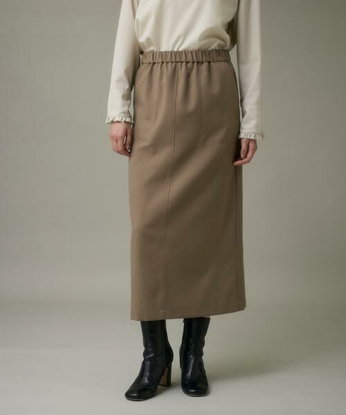 I.T.'S. international / イッツインターナショナル ミニ・ひざ丈スカート | イージースカート《ウーリッシュフラノライト》 | 詳細11