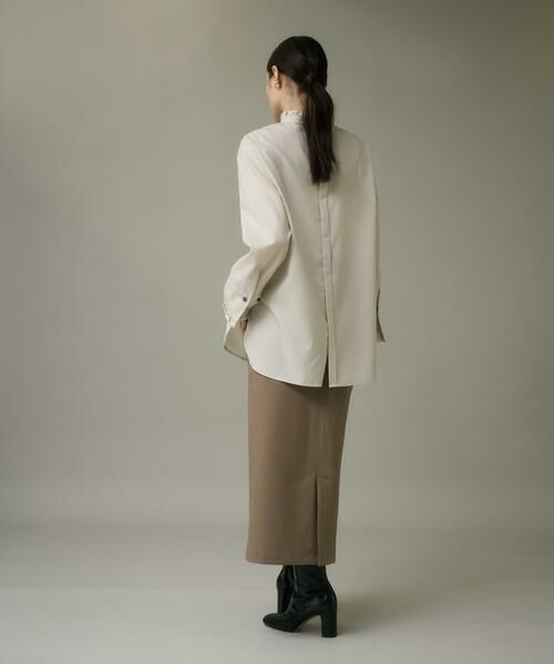 I.T.'S. international / イッツインターナショナル ミニ・ひざ丈スカート | イージースカート《ウーリッシュフラノライト》 | 詳細4