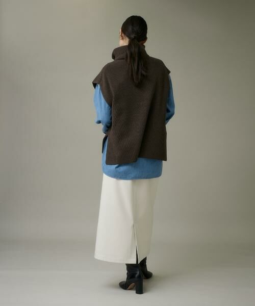 I.T.'S. international / イッツインターナショナル ミニ・ひざ丈スカート | イージースカート《ウーリッシュフラノライト》 | 詳細7