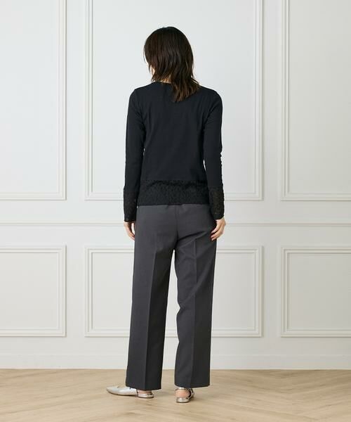 I.T.'S. international / イッツインターナショナル その他パンツ | イージーストレートパンツ《ウーリッシュフラノライト》 | 詳細13