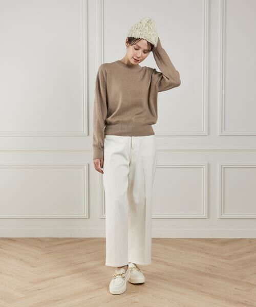 I.T.'S. international / イッツインターナショナル ニット・セーター | クルーネックニットプルオーバー《Melty air organic coton》 | 詳細10