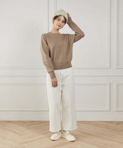I.T.'S. international / イッツインターナショナル ニット・セーター | クルーネックニットプルオーバー《Melty air organic coton》 | 詳細12