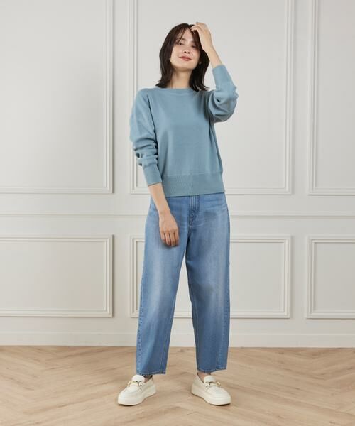 I.T.'S. international / イッツインターナショナル ニット・セーター | クルーネックニットプルオーバー《Melty air organic coton》 | 詳細14