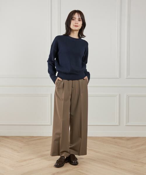 I.T.'S. international / イッツインターナショナル ニット・セーター | クルーネックニットプルオーバー《Melty air organic coton》 | 詳細2