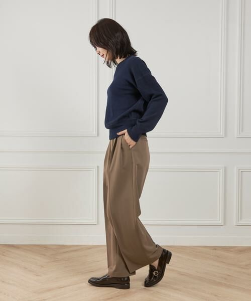 I.T.'S. international / イッツインターナショナル ニット・セーター | クルーネックニットプルオーバー《Melty air organic coton》 | 詳細4