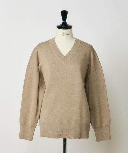 I.T.'S. international / イッツインターナショナル ニット・セーター | Vネックニットプルオーバー《Melty air organic cotton》 | 詳細1