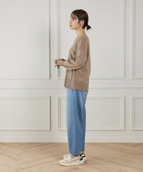 I.T.'S. international / イッツインターナショナル ニット・セーター | Vネックニットプルオーバー《Melty air organic cotton》 | 詳細11
