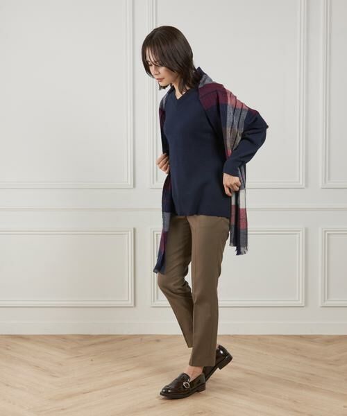 I.T.'S. international / イッツインターナショナル ニット・セーター | Vネックニットプルオーバー《Melty air organic cotton》 | 詳細14