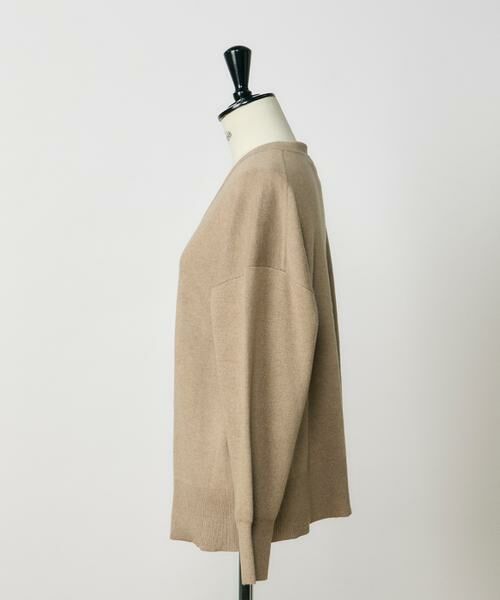 I.T.'S. international / イッツインターナショナル ニット・セーター | Vネックニットプルオーバー《Melty air organic cotton》 | 詳細2