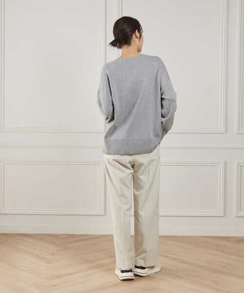 I.T.'S. international / イッツインターナショナル ニット・セーター | Vネックニットプルオーバー《Melty air organic cotton》 | 詳細10