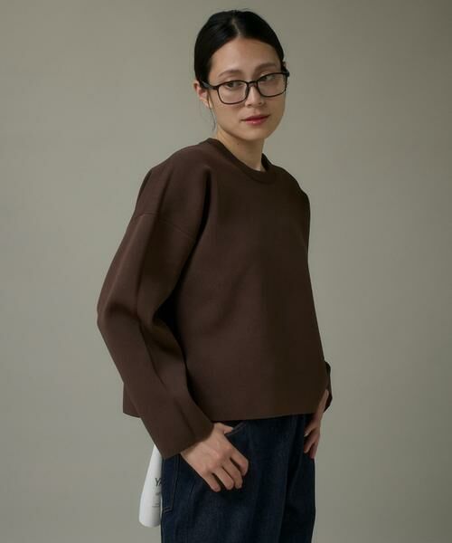 I.T.'S. international/イッツインターナショナル クルーネックプルオーバー ブラウン 00 I.T.'S. international/イッツインターナショナル クルーネックプルオーバー ブラウン 00