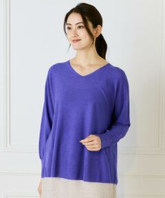 I.T.'S. international / イッツインターナショナル ニット・セーター | AラインVネックプルオーバー《Cuoo》
