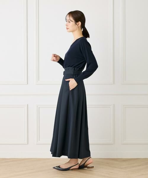 I.T.'S. international / イッツインターナショナル ニット・セーター | AラインVネックプルオーバー《Cuoo》 | 詳細3