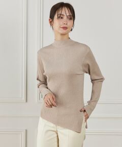 I.T.'S. international / イッツインターナショナル ニット・セーター | ラメハイネックリブニット
