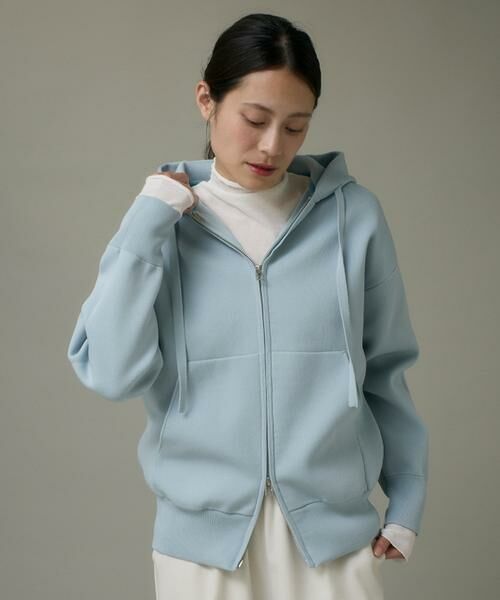 I.T.'S. international/イッツインターナショナル ジップアップフーディ サックス3 00 I.T.'S. international/イッツインターナショナル ジップアップフーディ サックス3 00