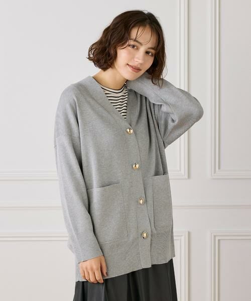 I.T.'S. international / イッツインターナショナル カーディガン・ボレロ | Vネックニットカーディガン | 詳細11