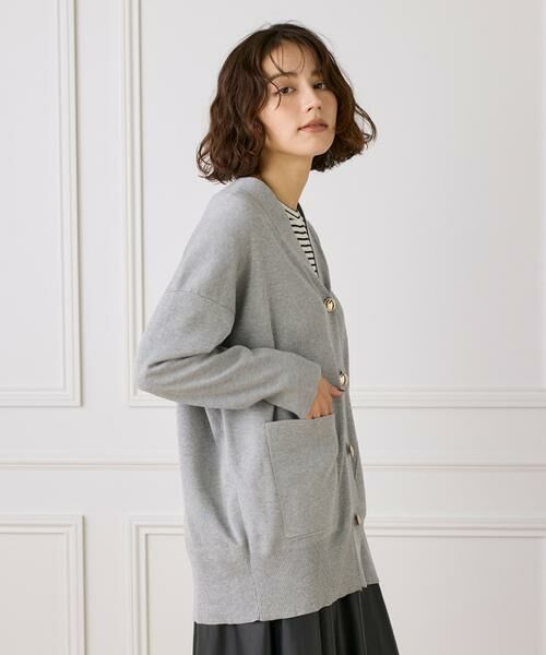 I.T.'S. international / イッツインターナショナル カーディガン・ボレロ | Vネックニットカーディガン | 詳細12