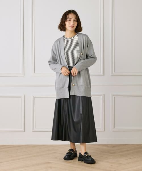 I.T.'S. international / イッツインターナショナル カーディガン・ボレロ | Vネックニットカーディガン | 詳細2