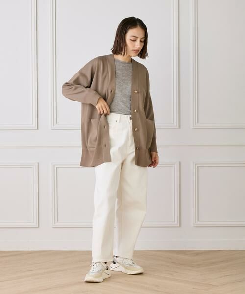 I.T.'S. international / イッツインターナショナル カーディガン・ボレロ | Vネックニットカーディガン | 詳細5