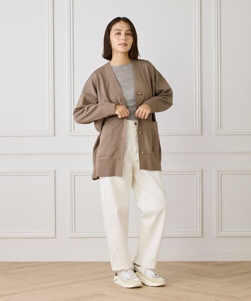I.T.'S. international / イッツインターナショナル カーディガン・ボレロ | Vネックニットカーディガン | 詳細6
