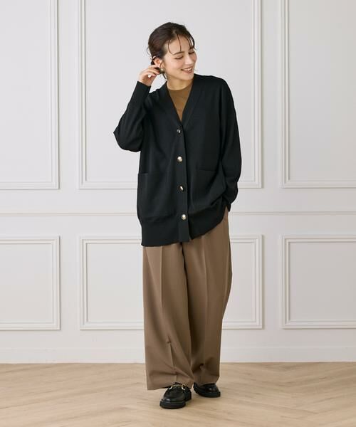 I.T.'S. international / イッツインターナショナル カーディガン・ボレロ | Vネックニットカーディガン | 詳細8