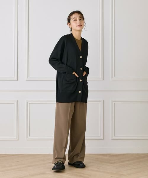 I.T.'S. international / イッツインターナショナル カーディガン・ボレロ | Vネックニットカーディガン | 詳細9