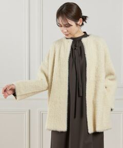 I.T.'S. international / イッツインターナショナル カーディガン・ボレロ | フェザーニットコーディガン