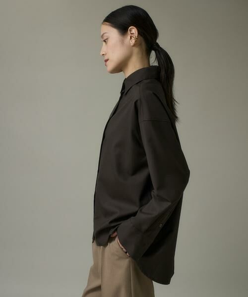 I.T.'S. international / イッツインターナショナル シャツ・ブラウス | ウールドロップシャツ《アリエスウール Super120S'》 | 詳細10