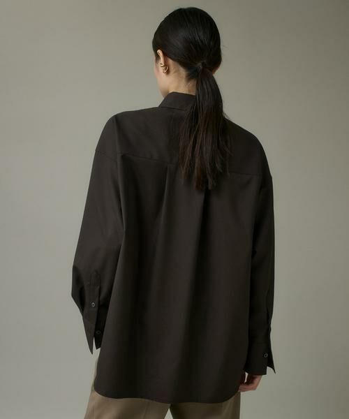 I.T.'S. international / イッツインターナショナル シャツ・ブラウス | ウールドロップシャツ《アリエスウール Super120S'》 | 詳細11